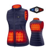 WWV001-Heated Vest for Women-Navy blue