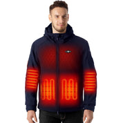 WMJ001-Heated Jackets for Men -Navy blue