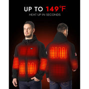 WMJ001-Heated Jackets for Men -Black