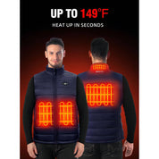 WMV001-Heated Vest for Men-Navy blue