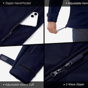 WMJ001-Heated Jackets for Men -Navy blue