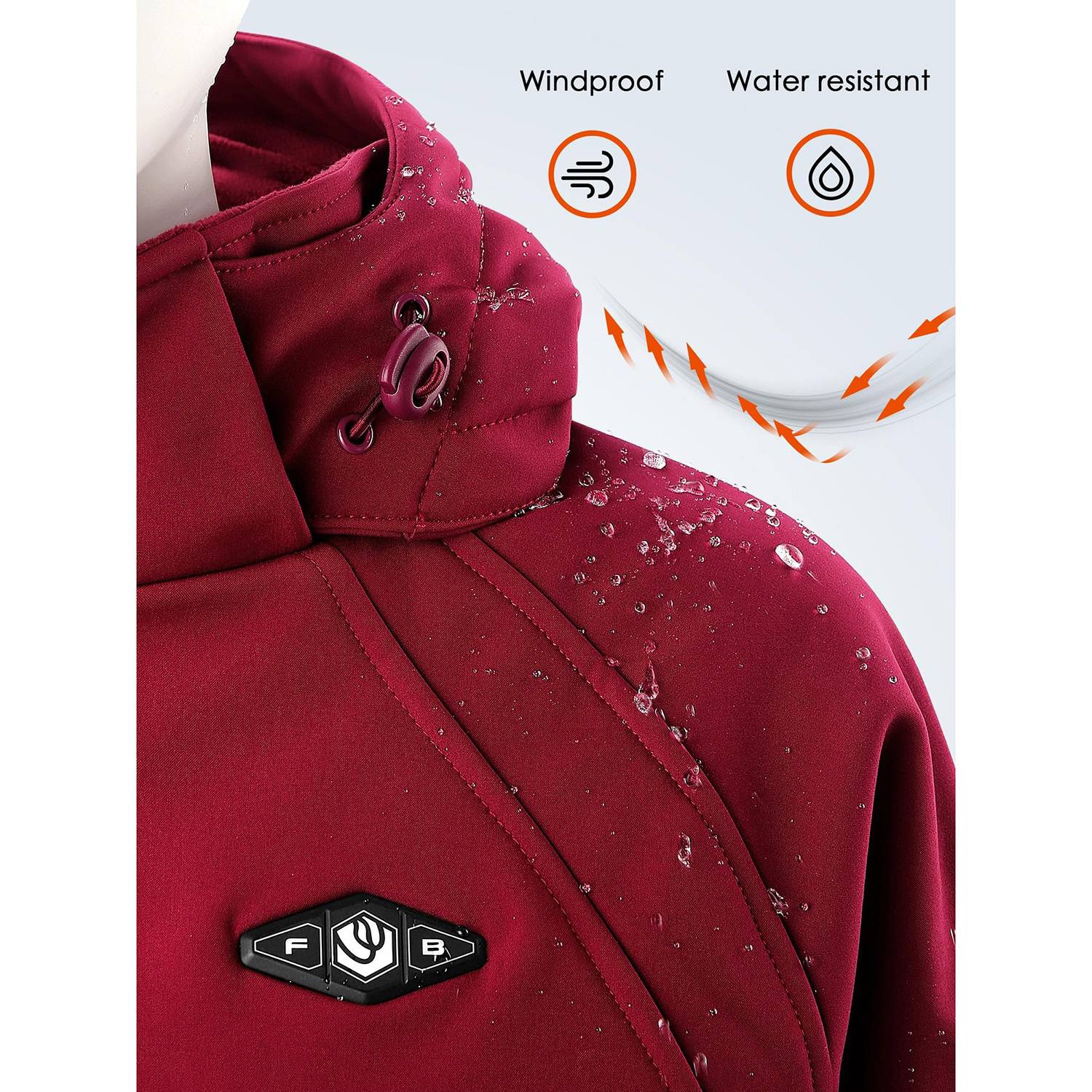 WWJ001-Heated Jackets for Women-Rosered