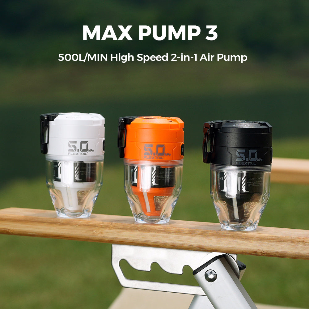 MAX PUMP 3 - High Speed 2-in-1 Rechargeable Air Pump